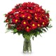 Buchet 11 crizanteme grena